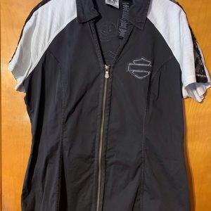 Women’s Harley-Davidson zip front top